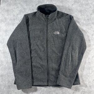 North Face Gray Purna Fleece Womens Zip Up Lightweight Insulated jacket Size XL
